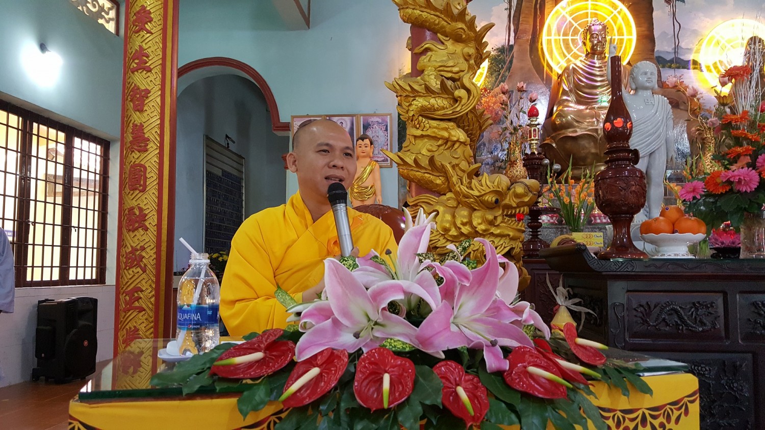 Chùa Chánh Thiên tổ chức Đêm hoa đăng kỷ niệm Đức Phật A-di-đà